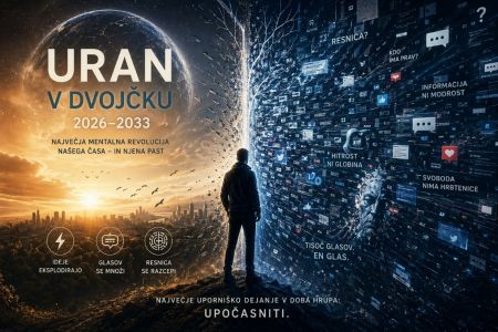 Uran v Dvojčku 2026–2033:  Največja mentalna revolucija našega časa – in njena past