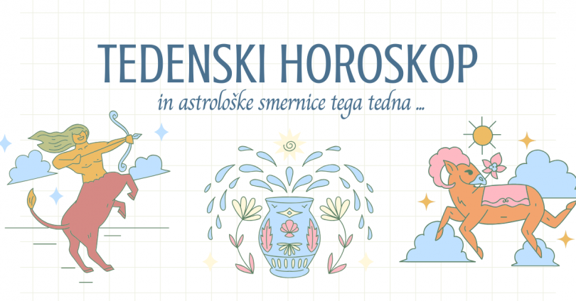 ✦ TEDENSKI HOROSKOP: 13.–19. april 2026 ✦