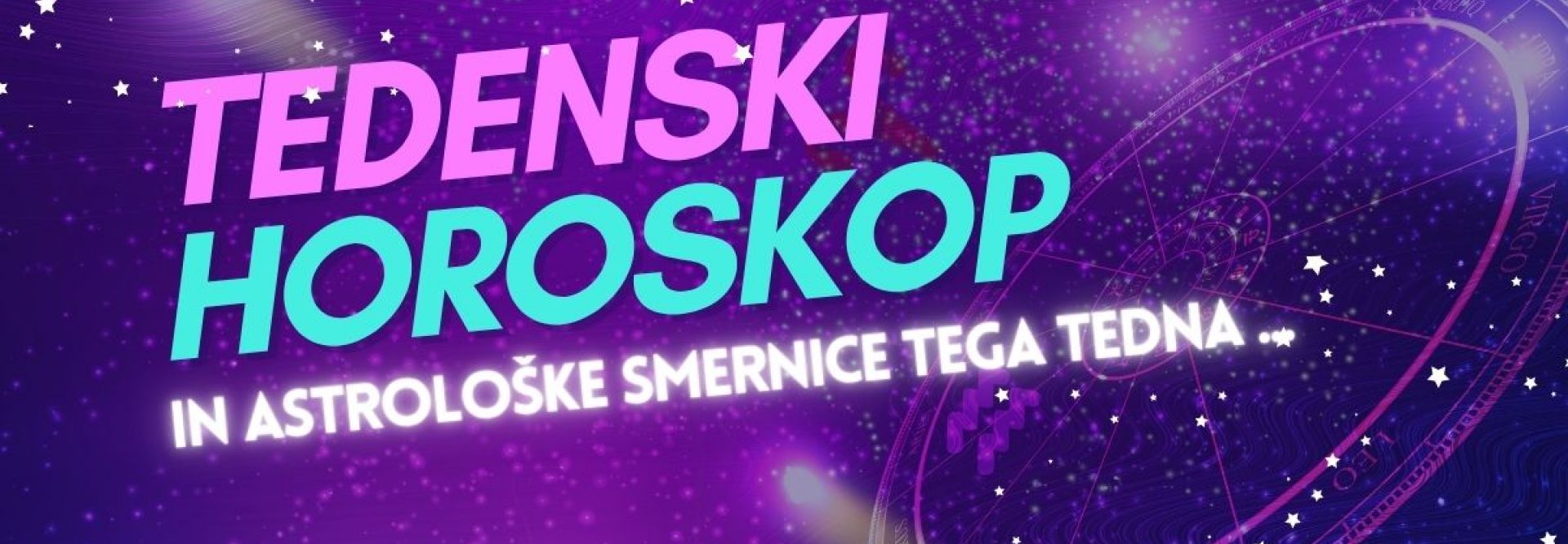 TEDENSKI HOROSKOP: 14.–20. SEPTEMBER 2026