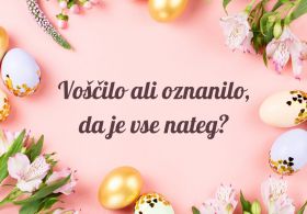 Voščilo ali oznanilo, da je vse nateg?