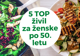 5 živil za ženske po 50. letu (za ohranjanje zdravja srca, kosti in možganov)
