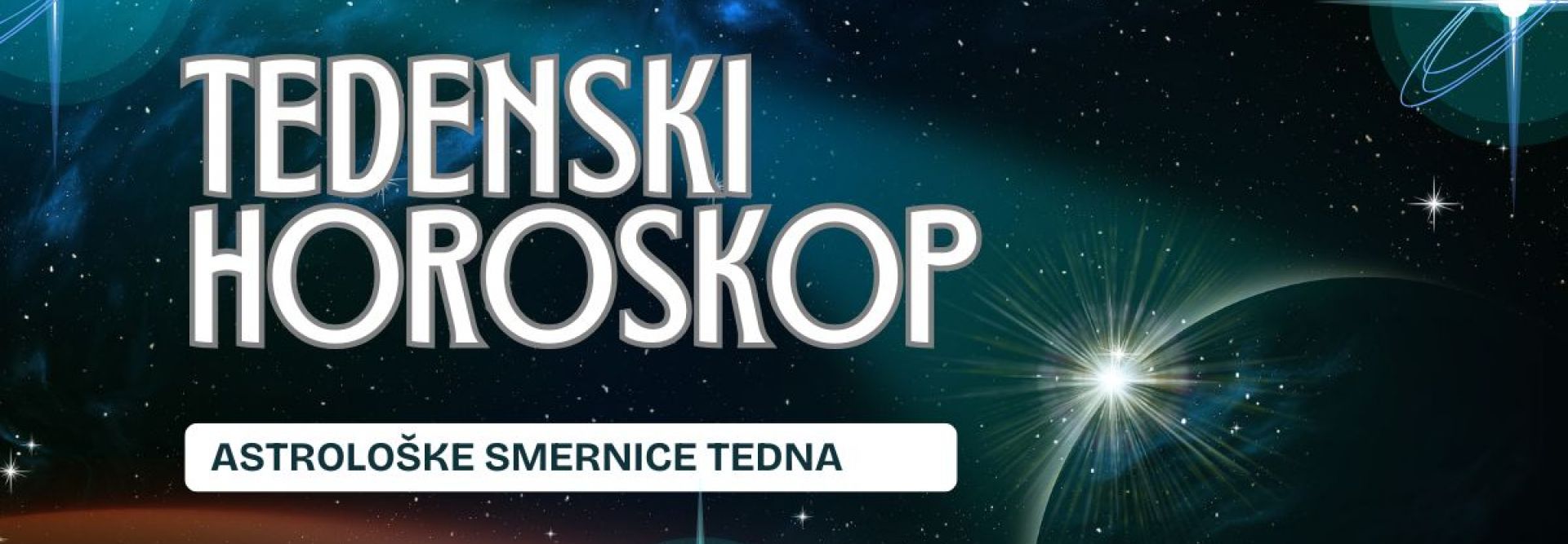 ✦ TEDENSKI HOROSKOP: 5.–11. OKTOBER 2026 ✦