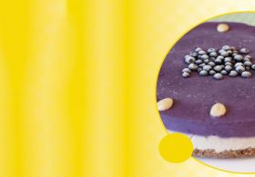 Veganska torta, ki jo je Minka pripravila Jasmini za rojstni dan