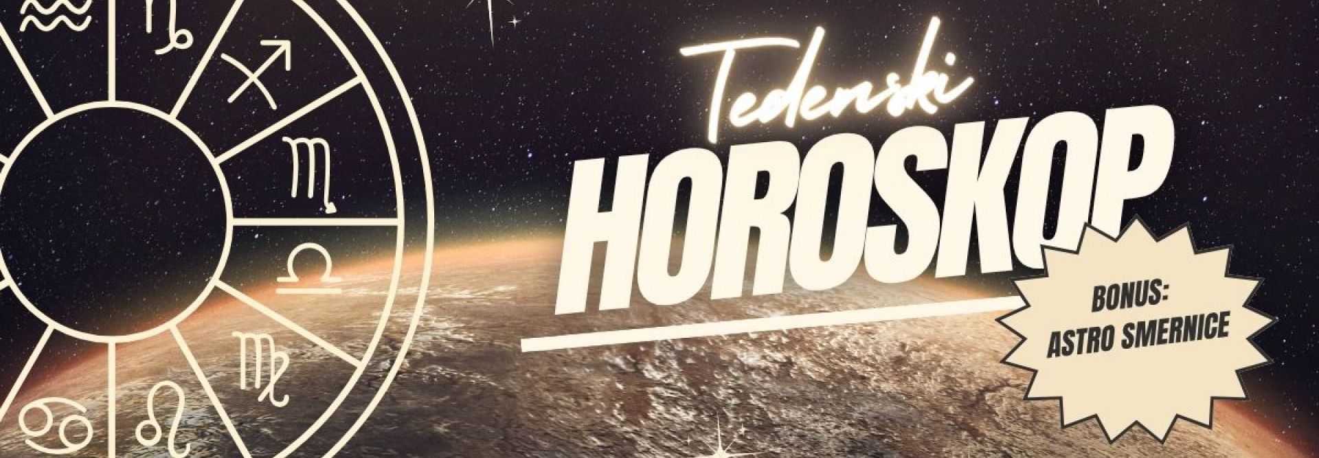 TEDENSKI HOROSKOP: 8.–14. junij 2026