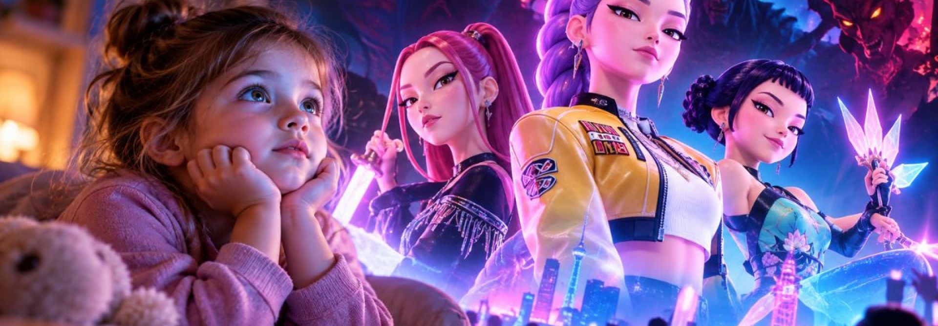 K-Pop Demon Hunters za 4–7-letnike? Animacija še ne pomeni, da je vsebina otroška
