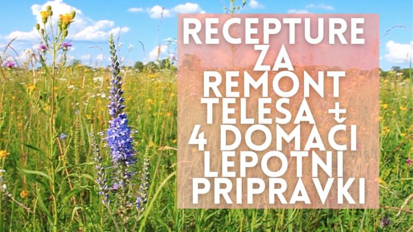 Recepture za remont telesa + 4 domači lepotni pripravki