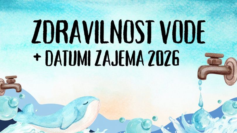 Zdravilnost vode z datumi zajema 2026 ter nasveti slovitega kirurga