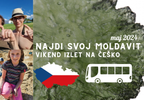 Avtentična izkušnja rudarjenja MOLDAVITOV v maju! Edinstvena priložnost, da najdete svojega iz 15 miljonov let stare plasti zemlje na Češkem