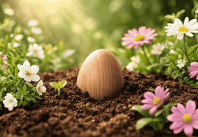 Pomladni ritual z lesenim jajcem: simbol novega začetka