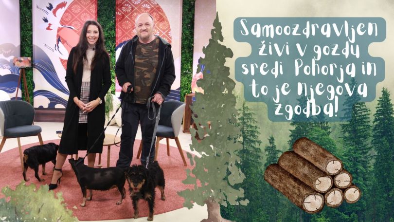 Samoozdravljen živi sam sredi gozda na Pohorju