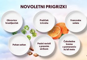 Razkrivamo recepte za rastlinske novoletne prigrizke (fingerfood)