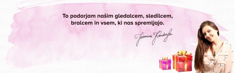 Jasmina ob svojem rojstnem dnevu vsem časti poštnino, razkrije pa tudi kam odhaja za skoraj 4 mesece...